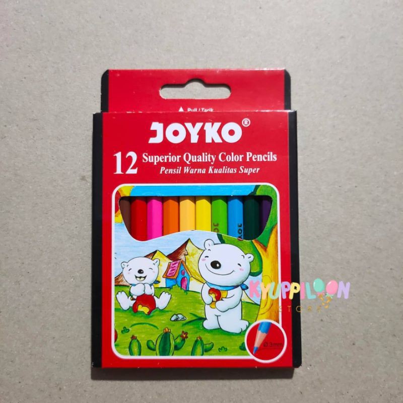 

Pensil Warna Joyko CP-S12 (Pendek) / Color Pencil