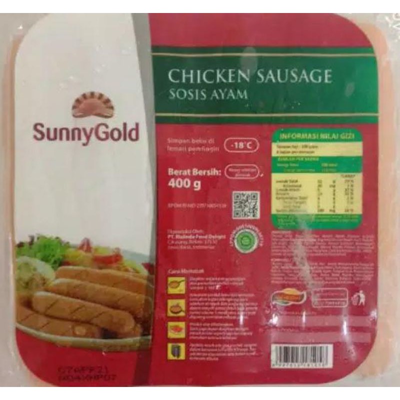 

Sunny Gold Chicken Sausage 400 Gram