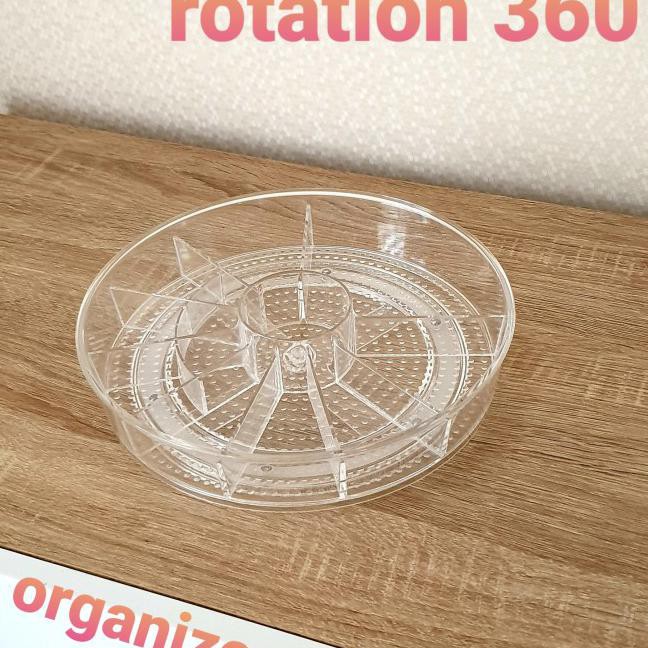

Organizer Storage - Rotate Turntable (Rak Putar) Acrylic 1 level