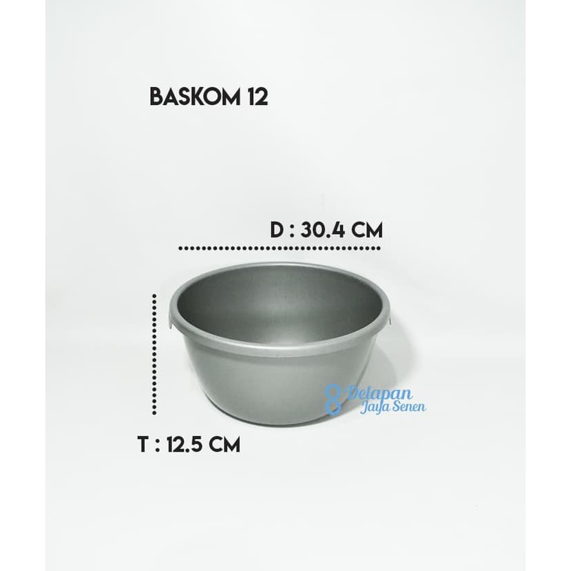 "Baskom Plastik | Baskom Serbaguna | Baskom Plastik no 12 DIAMETER 30cm"
