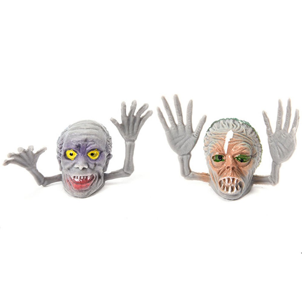 Lanfy Mainan Interaktif Boneka Jari Mini Model Zombie Untuk Bercerita / Halloween