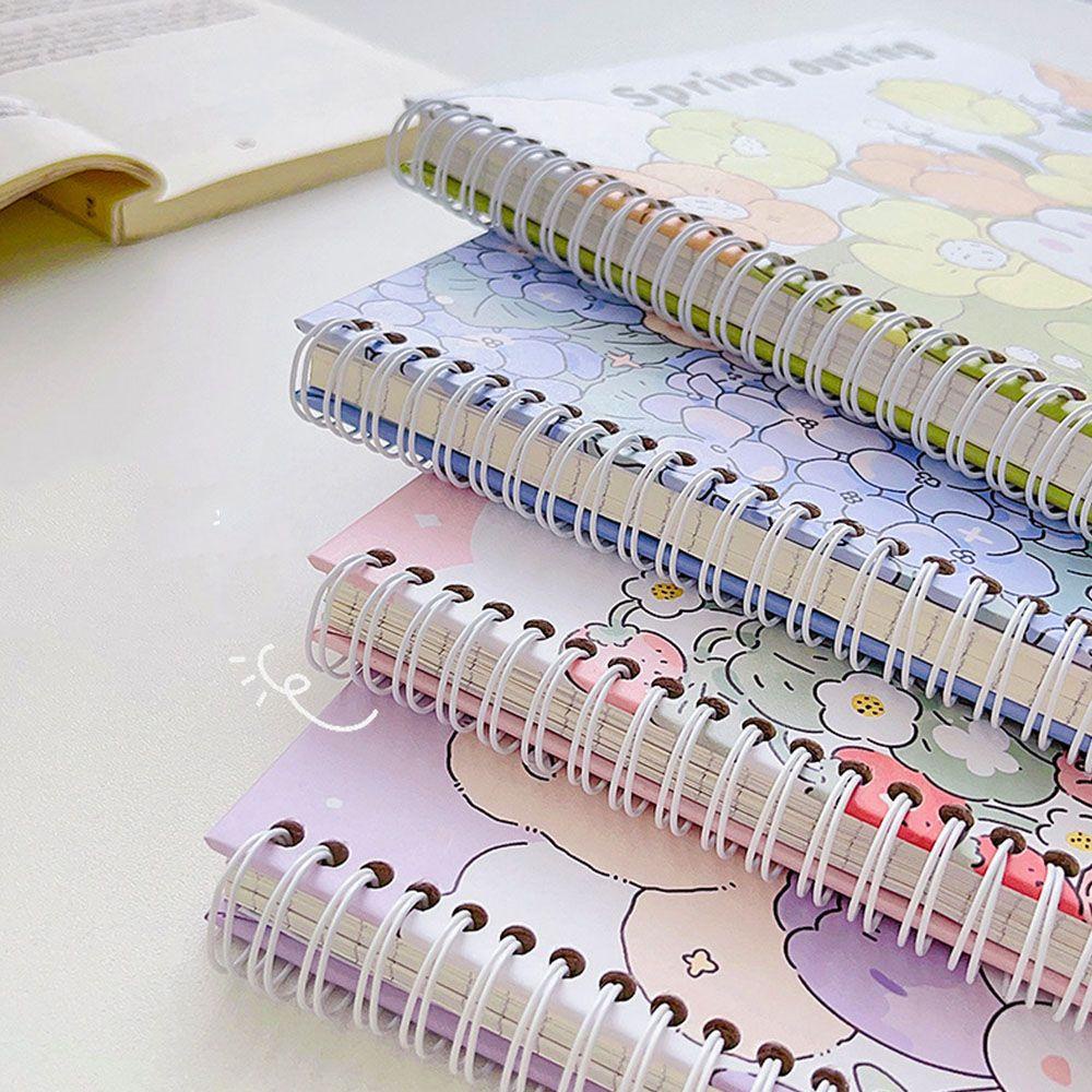 Mxbeauty Kartun Spiral Notebook Grid Paper Portable Diary Notepad Tangan Akun Perlengkapan Sekolah Jurnal Buku Jadwal Buku