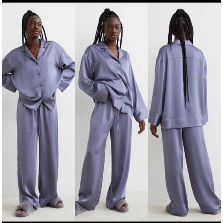 Hnm Pijama Satin Atasan