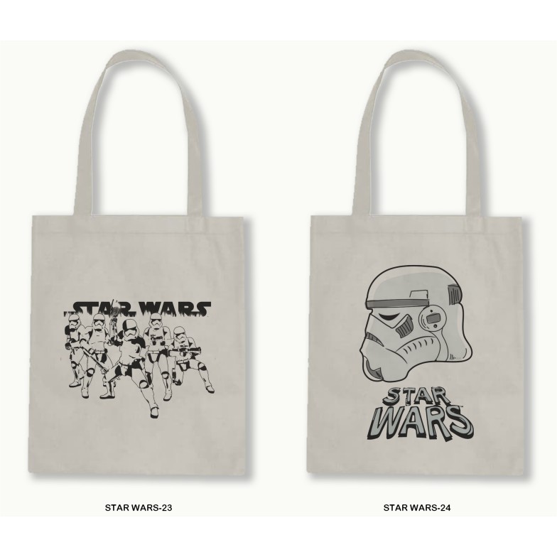 TOTE BAG BLACU 30X40 - STAR WARS series.03