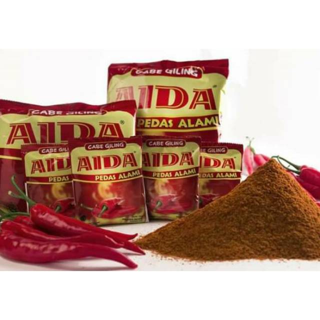 

CABE BUBUK/GILING AIDA 250 GRAM