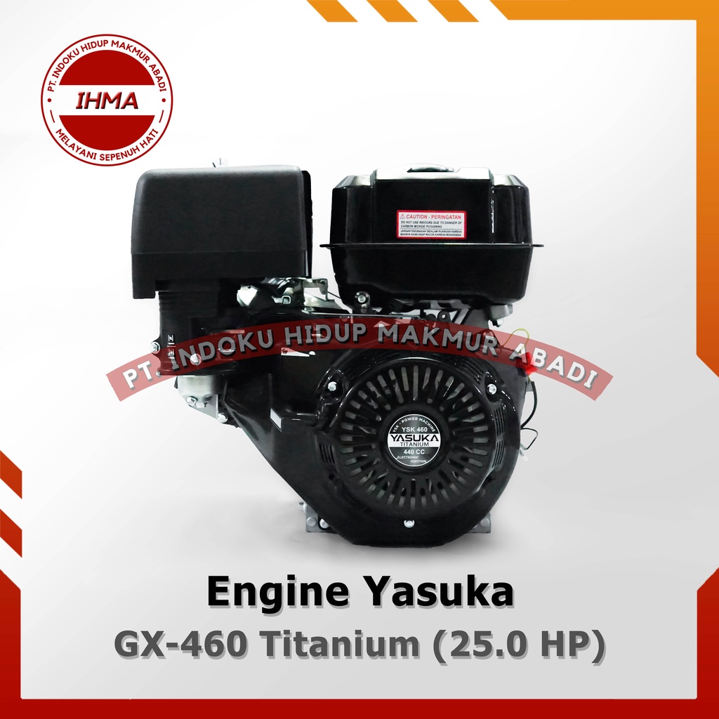 Gasoline Engine Yasuka GX 460 Titanium (25.0 HP) - Mesin Penggerak Serbaguna