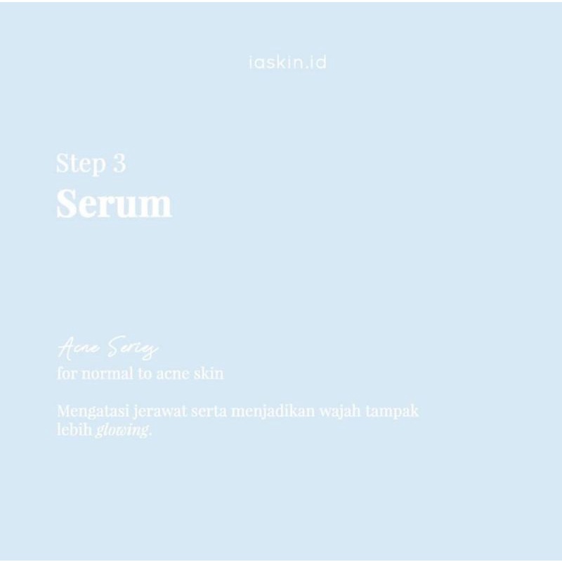 Ia Beauty Skincare Paket Skincare Acne & Glowing BPOM Menghilangkan Jerawat 10x Lebih Cepat Paket Skincare Perawatan Wajah Skincare Acne Skincare Jerawat Paket Kecantikan Skincare Pria Dan Wanita Skincare BPOM-5