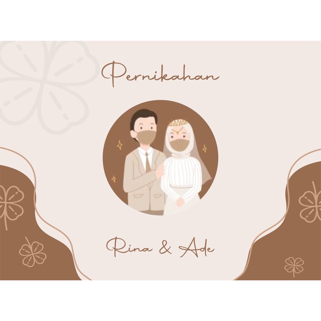 Undangan Digital Video Murah Elegan / Undangan Pernikahan Video Cantik