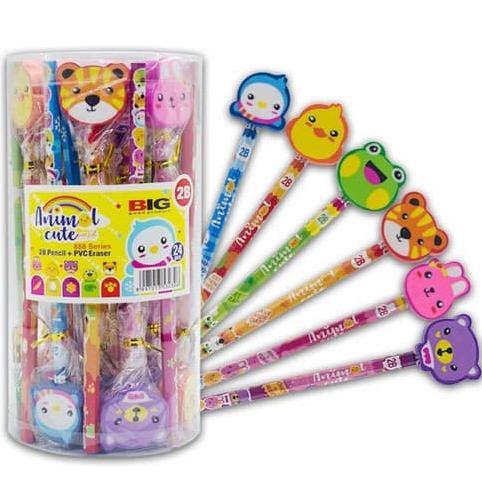 

langsung order saja] PENSIL DAN PENGHAPUS 888-2B BIG PERPACK ( 24 PCS )