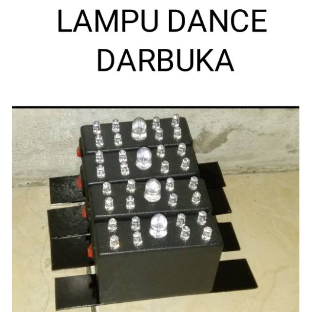 DARBUKA CALTI LAMPU DANCE SENSOR