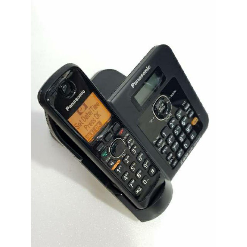 angelswatch telepon wireless panasonic KX-TG3811 HITAM KX TG3811 WIRELESS PHONE PANASONIC CORDLESS