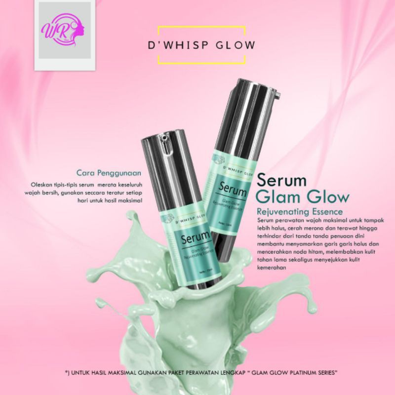 ELEORA D'WHIPS GLOW SERUM GLAM GLOW (BIKIN CEPAT GLOWING)