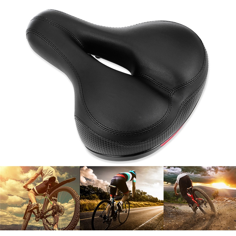 PROMRO!! Sadel Sepeda Shock Absorber Big Butt - Sadel Sepeda Mountain Bike Saddle Leather Model Absorber Ball - Sadel sepeda - Sadel empuk - Sadel empuk lebar - Sadel empuk murah, sadel sepeda lipat, sadel sepeda gunung, sadel sepeda empuk dan lebar