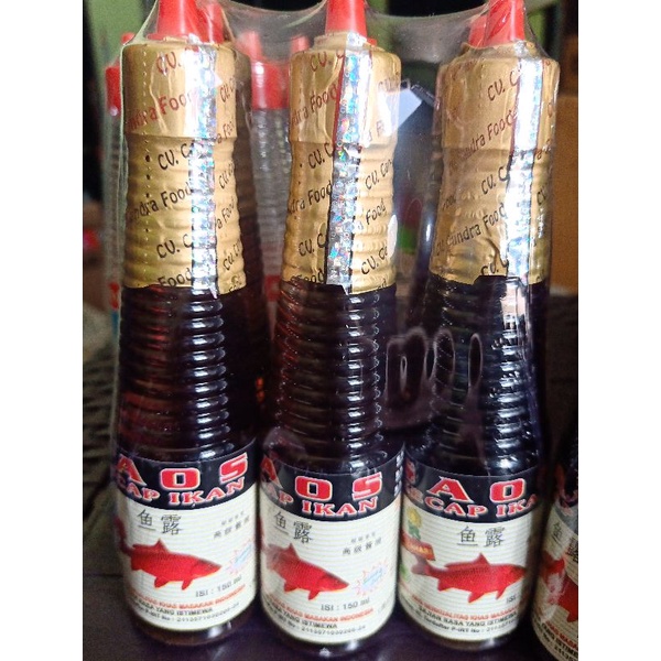 saos kecap ikan cap bunga matahari,perbotol 150ml.