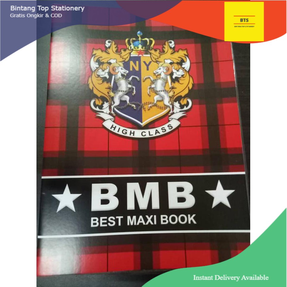 

[BTS] Buku Tulis BMB Campus / BESAR / PANJANG / 36 lembar (10 buku)