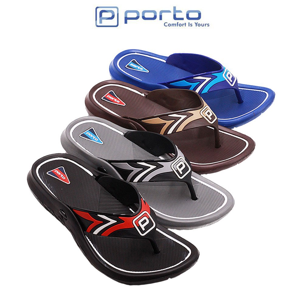 Sandal kasual/ Sandal Jepit/ Sandal Karet/ Sandal Pria porto 1031