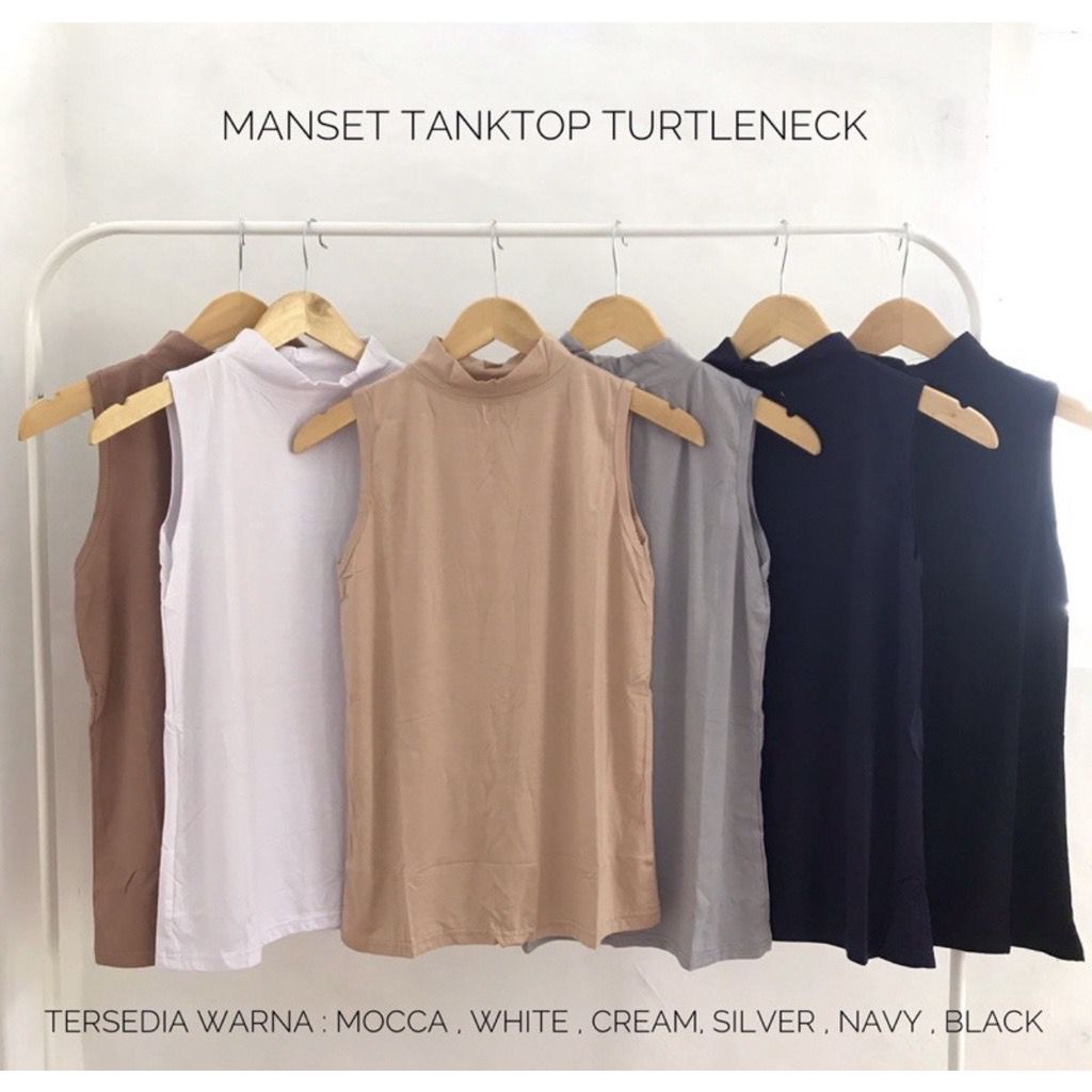 GFS MANSET TANKTOP TURTLE NECK JERSEY