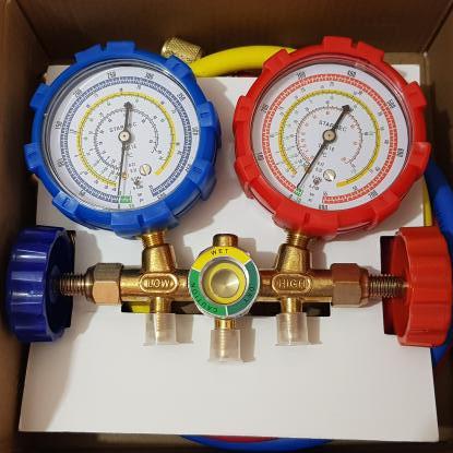 Manifold Double Multi R22 R410 R32 R134 (Selang R22) Starmec