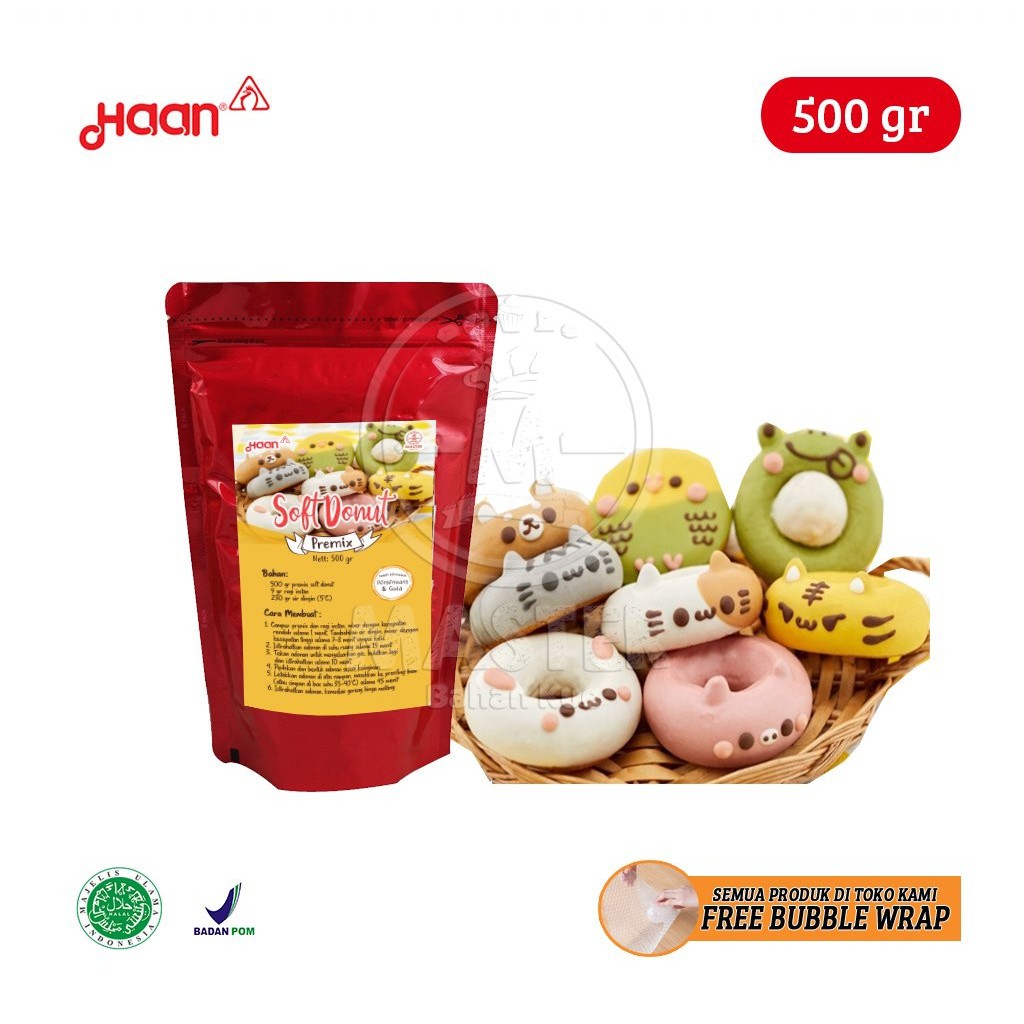 

Premix Soft Donut Mix Haan 500gr