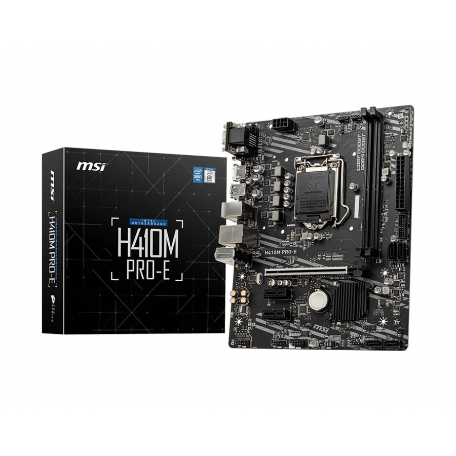 MSI H410M Pro E (LGA1200, H410, DDR4, USB3.2, SATA3) - Resmi