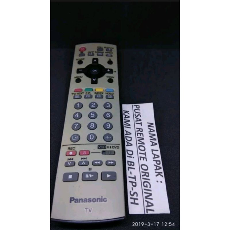 REMOTE REMOT TV PANASONIC LED LCD N2QAJB000154 ORIGINAL ASLI