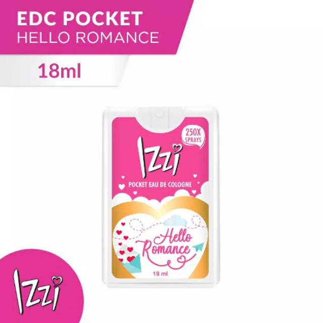 Parfum Saku Izzi Pocket EDC Hello Romance 18mL