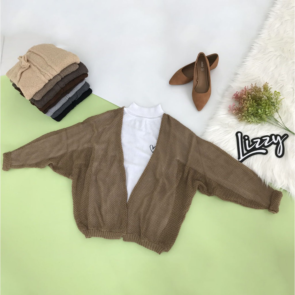 Lizzy - CARDIGAN BATWING KELELAWAR PREMIUM