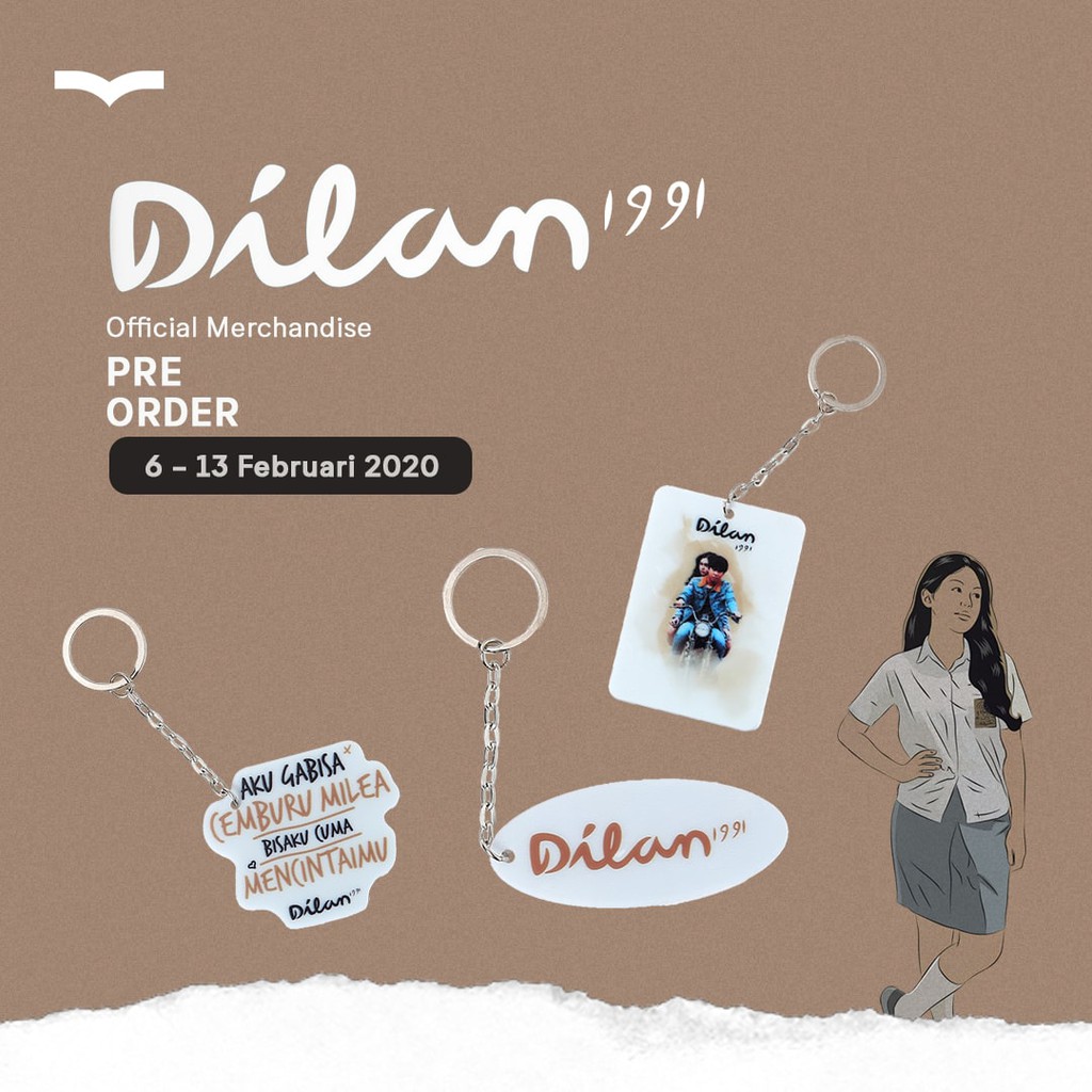 Gantungan Kunci Official Dilan 1991 Shopee Indonesia Gantungan Kunci Official Dilan 1991 Shopee Indonesia