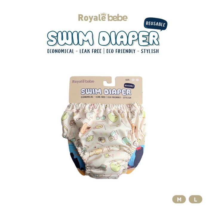 ROYALE BEBE SWIM PANTS DIAPER ( RANDOM )