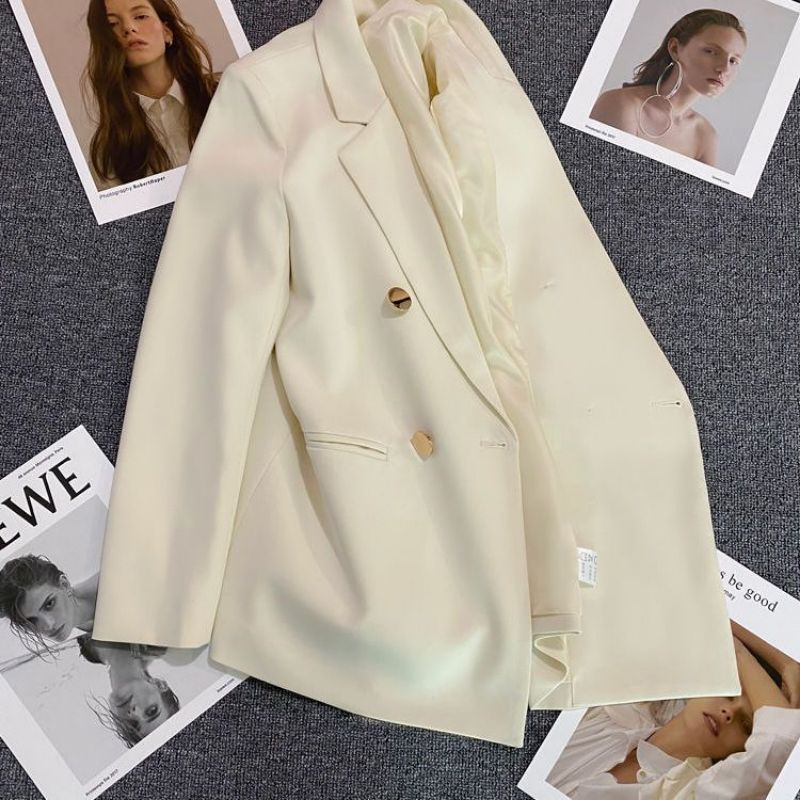 [MikanHiro Store] Blazer Wanita Korean Japanese Style Loose Blazer