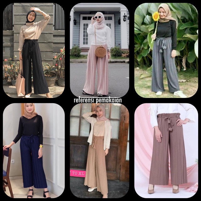 8130 BD KULOT LONCENG - TALI PLISKET MURAH ABG ALLSIZE PANJANG HYGET CELANA SLIM SKINNY POLOS MURAH