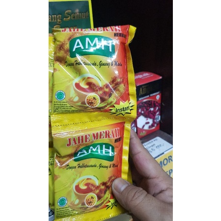 

Jahe Merah AMH Instan Bubuk Serbuk Obat Asam Urat Dan Kolesterol Nyeri Sendi