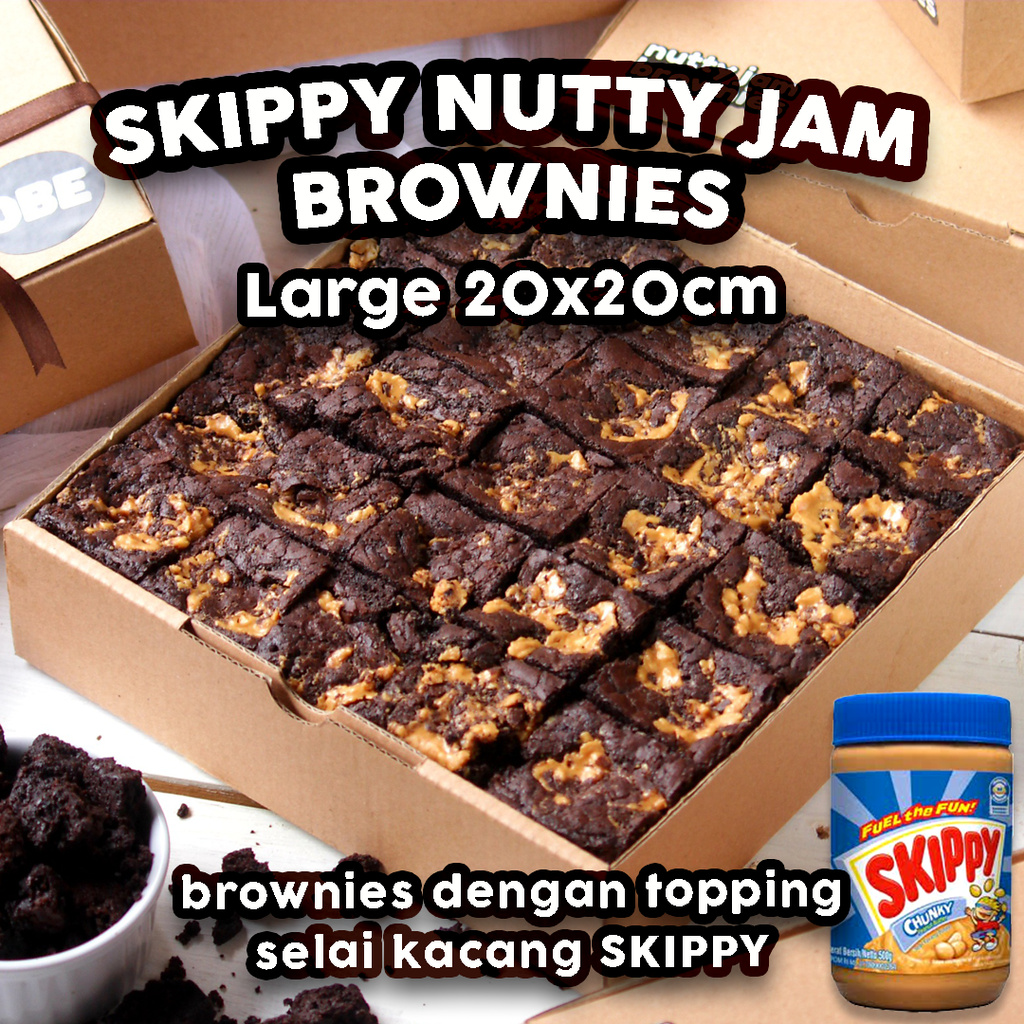 

OBE Nutty Jam / Skippy Peanut Butter Brownies