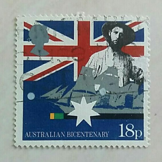 

(AA) Perangko Inggris Britania Raya 1988 Australian Bicentenary 18p Used