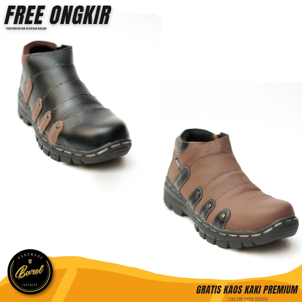 Barel - Ford Sepatu Boot Safety Ujung Besi Sepatu Bikers Sepatu Gunung Sepatu Proyek