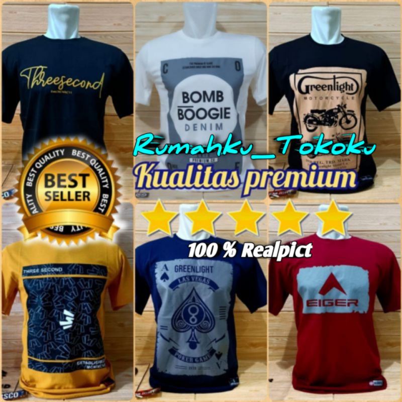 KAOS DISTRO GRADE ORI BAHAN ZIRRO SUPER LEMBUT