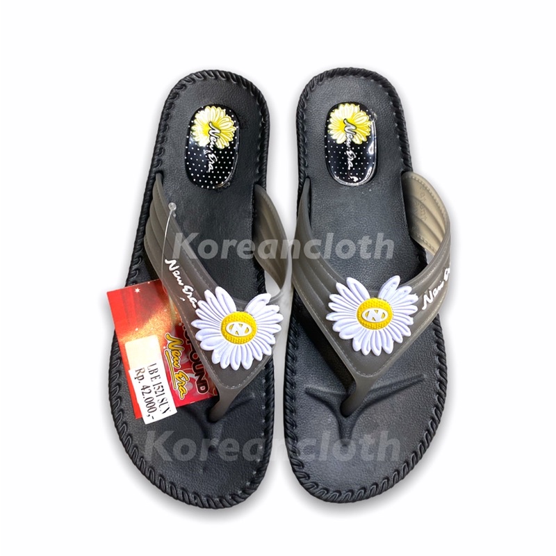 NEW ERA SANDAL JEPIT SUN BUNGA MATAHARI ANAK PEREMPUAN