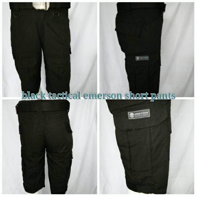 Celana Pendek Tactical Hitam, Abu, Hijau, Khaki