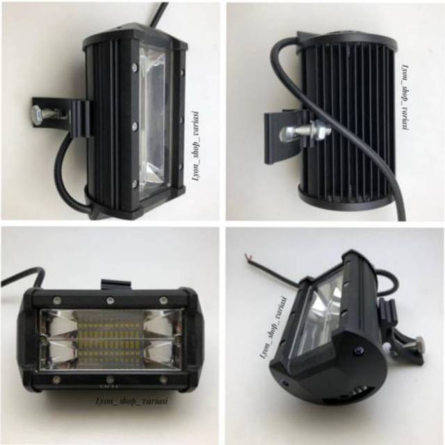  Lampu  Tembak Sorot 24 Mata Led Bar Cree Mobil  Motor 