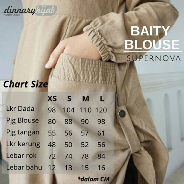 ATASAN SUPERNOVA BLOUSE BAITY || DINNARY