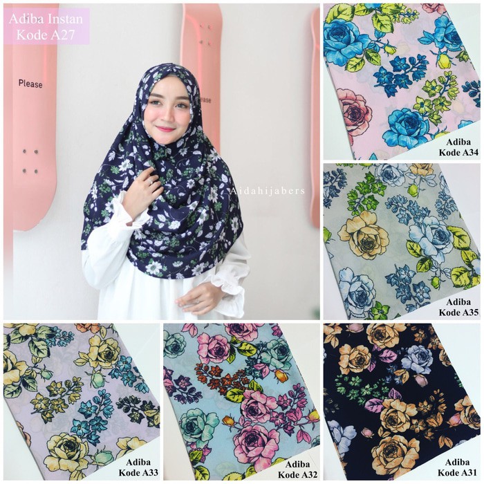PAKAIAN MUSLIM TERLARIS TERKINI // ADIBA INSTAN / OSHI MOTIF / OSI MOTIF / HIJAB INSTAN / HIJAB