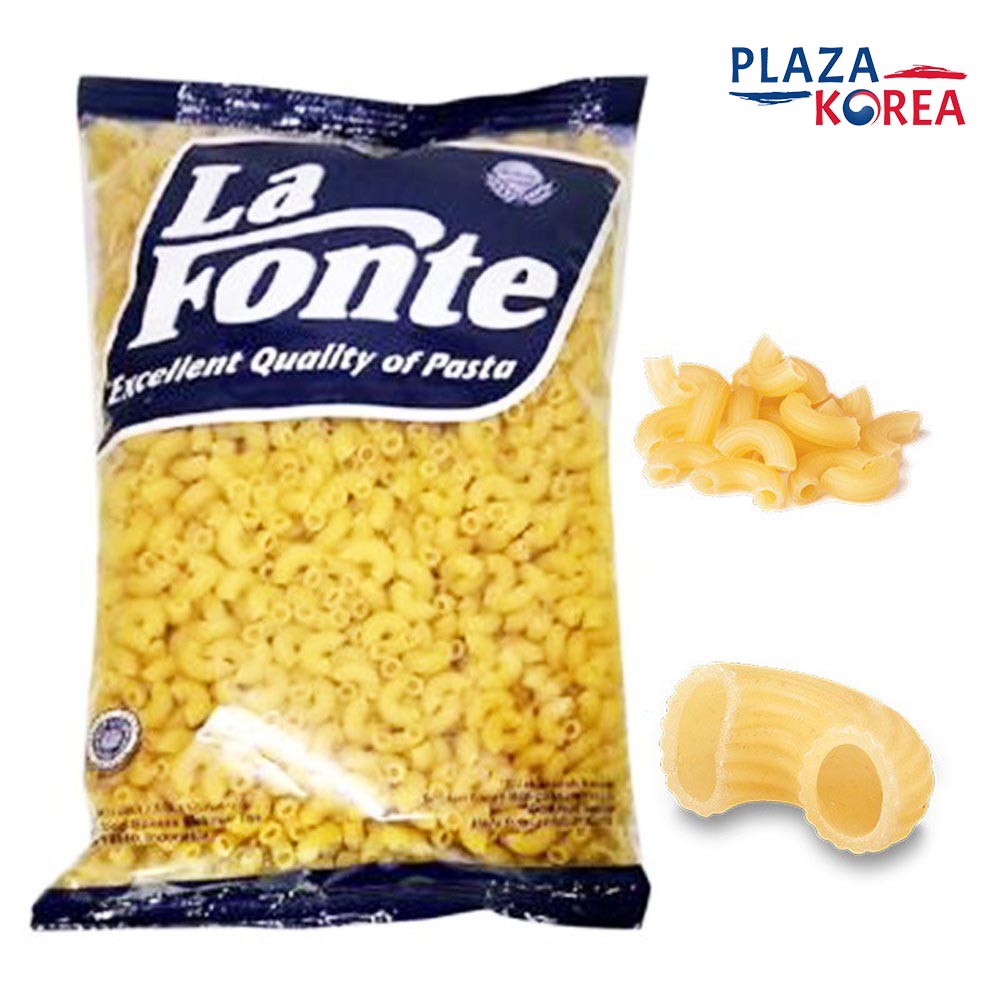 Jual LA FONTE MACARONI PASTA CHIFERI RIGATI NO 206 - MAKARONI PASTA 500 GR  | Shopee Indonesia