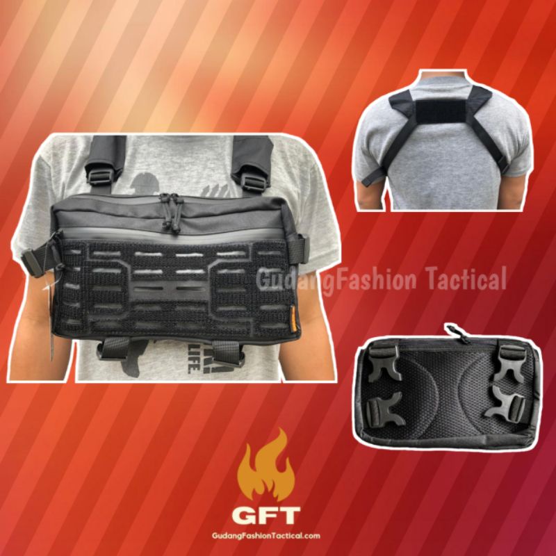 tas depan pria dada original