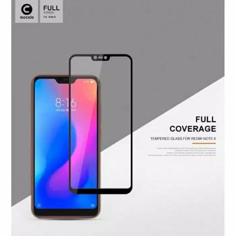 TEMPERED GLASS WARNA XIAOMI REDMI 8/8A/8A PRO ANTI GORES KACA FULL COVER  KUALITAS SUPER