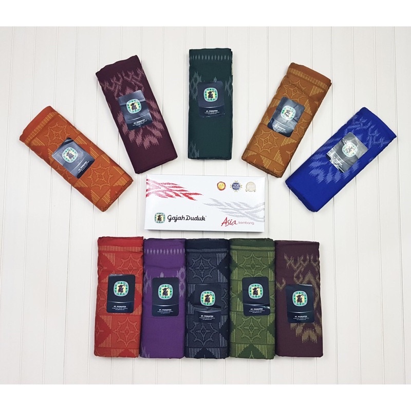 Sarung Pria Gajah Duduk Motif Kembang Grosir/Asia Kembang Balian