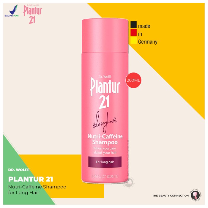 PLANTUR 21 Longhair Nutri-Caffeine Shampoo 200ml [Made in Germany]