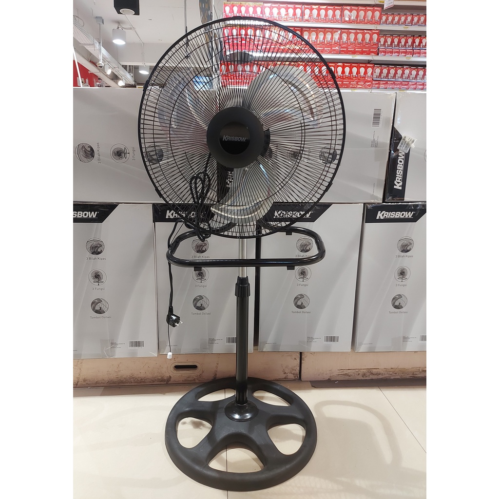 KRISBOW KIPAS ANGIN INDUSTRIAL 18 INC / 3 IN 1 FAN 18 INC / KIPAS LANTAI MEJA DINDING