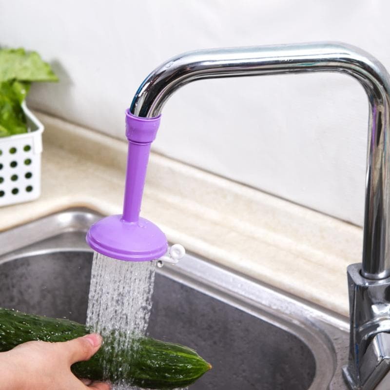 Kepala Keran Sprayer Flexible Kitchen Faucet Extender - Multi-Color