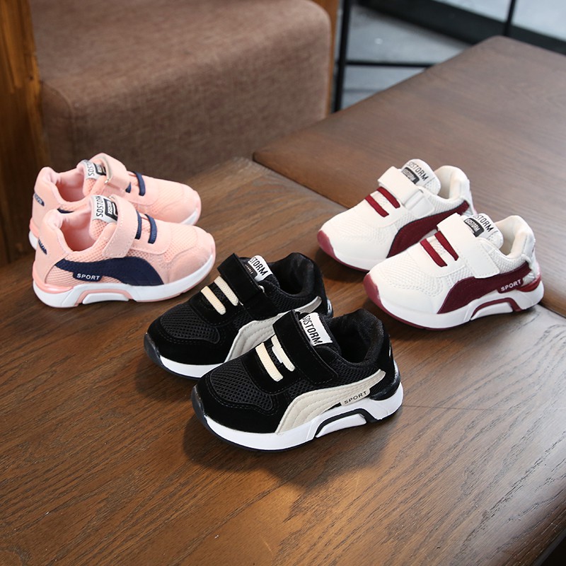 Kids Sneaker Breathable Lightweight Sport Shoes for Girls//Boys 9.5 Child-3.5 UK