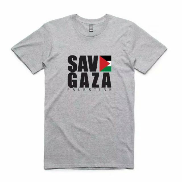 KAOS T-SHIRT SAVE GAZA PALESTINE